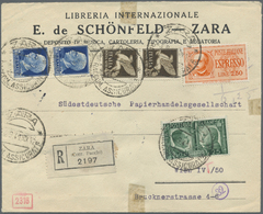 Br Italien: 1941, Geschäftsbrief Von Der Druckerei Schönfeld (die Später Die Überdrucke Von ZARA Getätigt Hat) Fr - Marcophilie