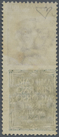 * Italien - Zusammendrucke: 1924, Francobolli Pubblicitari 50c. Violet Green "PIPERNO", Mint Regummed, Fine And - Unclassified