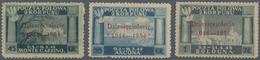 (*) Italien - Militärpostmarken: Feldpost: 1945, "POCZTA POLOWA 2. KORPUSU" 45 Gr., 55 Gr. And 1 Zt. Overprint Sta - Military Mail (PM)