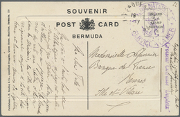 Br Bermuda-Inseln: 1917. Picture Post Card Of 'Fairyland Waters' Written From Hamilton Dated '20th Feb 17' And Endorsed  - Bermudes