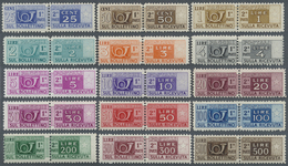**/* Italien - Paketmarken: 1946/1952, 25 C. Bis 500 Lire, Wz. Flügelrad, 15 Werte Komplett, Postfrisch Bzw. Einige - Postal Parcels