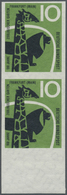 ** Bundesrepublik Deutschland: 1958, 100 Jahre Zoologischer Garten Frankfurt A. M. Als Ungezähntes, Sen - Andere & Zonder Classificatie