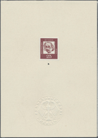 (*) Bundesrepublik Deutschland: 1961: ALBERT EINSTEIN. Vorlagekarton Der Bundesdruckerei Mit Andruck In - Andere & Zonder Classificatie