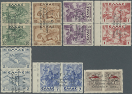 ** Italienische Besetzung 1941/43 - Griechenland: 1941. Air Mail Stamps Of Greece, Overprinted "Italia Occupazion - Cefalonia & Itaca