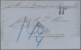 Br Brasilien: 1874. Stampless Envelope (tears) Addressed To Germany Written From Rio De Janeiro Cancelled By British Pos - Altri & Non Classificati
