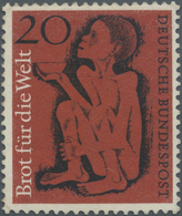 (*) Bundesrepublik Deutschland: 1961, 20 Pfg "Brot Für Die Welt" OHNE Handstempelaufdruck "Muster", Nich - Andere & Zonder Classificatie
