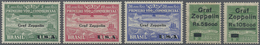 */** Brasilien - Privatflugmarken Zeppelin: 1930, Zeppelin Overprints, Five Values Mint O.g. - Posta Aerea (società Private)