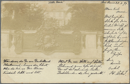 GA Italien - Ganzsachen: 1895, 10 C. Postal Stationery Card With Privat Picture "Villa Zirio!", Used From "SAN RE - Stamped Stationery