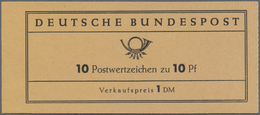 ** Bundesrepublik - Markenheftchen: 1960. Markenheft Heuss I Erstauflage Als Zwischentype Mit Rahmen 2. - Andere & Zonder Classificatie