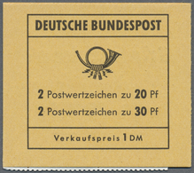 ** Bundesrepublik - Markenheftchen: 1971, Brandenburger Tor, Postgebühren Stand 1.9.1971, Geschlossen, - Andere & Zonder Classificatie