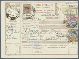 GA Italien - Ganzsachen: 1944, Postal Stationery Packet Card 12,50 L. Brown With Overprint "REPUBBLICA SOCIALE IT - Interi Postali