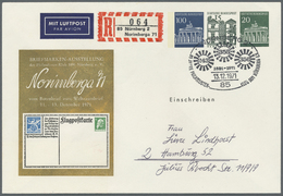GA Bundesrepublik - Ganzsachen: 1971, Privatumschlag 100Pf/15Pf/20Pf, Vs. GOLDFARBIGER(!) Zudruck "Nori - Autres & Non Classés