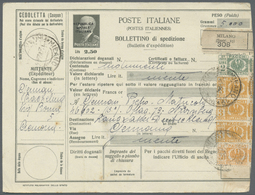 GA Italien - Ganzsachen: 1944, Postal Stationery Packet Card 2,50 L. Grey With Overprint "REPUBBLICA SOCIALE ITAL - Interi Postali