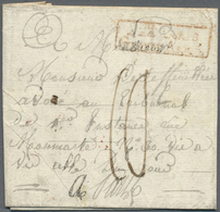 Br Italien - Französische Armeepost: 1807, "2EME CORPS GRANDE-ARMÉE", Slight Unclear In Red On Folded Letter With - 1. ...-1850 Prefilatelia