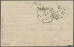 Br Britisch-Ostafrika Und Uganda: 1916. Stampless Picture Post Card (corner Fault) Addressed To India Dated '30th Nov 16 - Protectorats D'Afrique Orientale Et D'Ouganda