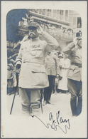 Autographen: 1917: Frankreich Elsass Fotoansichtskarte General Pau Mit  Originalunterschrift 1917 Vo - Autres & Non Classés