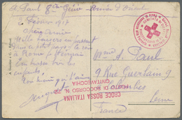 Br Italien - Besonderheiten: 1917. Picture Post Card Of 'The Viale Pisani, Grasseto' Addressed To France Endorsed - Unclassified