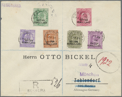 Br Britisch-Somaliland: 1904, Registered Letter From "BERBERA" With Mi.-No. 14 -19. - Somalie (1960-...)