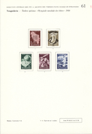 (*) Jugoslawien: 1950, Schach-Olympiade Als Geschnittene Helio-Essais Im Einfarbendruck Und In Verausgabter Zeichn - Lettres & Documents