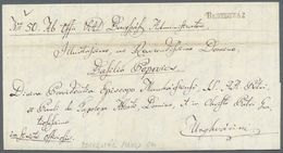 Br Karpaten-Ukraine - Vorphilatelie: 1842/1847, "V.MUNKATS" And "BEREGSZÁZ" On Two Complete Folded Letters, On Re - Ukraine