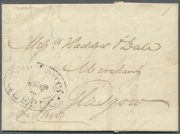 Br Canada - Vorphilatelie: 1813-52, Two Ship Letters From Quebec To Glasgow And Montreal, One With Red "STEAM BOAT LETTE - ...-1851 Prefilatelia