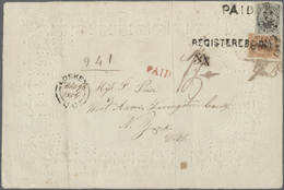 Br Canada - Colony Of Canada: 1856, 3p. Red And 6p. Grey Each Tied By Clear "PAID" On Cover Front, "LOSKEY U.C. FEBR/9th - ...-1851 Préphilatélie