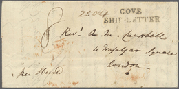 Br Neubraunschweig: 1840. Stampless Envelope Written From Grand Manan Island (New Brunswick) Dated 'June 23rd 1840' Addr - Storia Postale