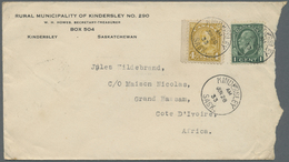 Br Canada: 1933. Envelope (roughly Opened At Right) Addressed To Grand Bassam, Cote D’lvoire, French West Africa Bearing - Altri & Non Classificati