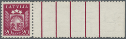 (*) Lettland: 1940, E20, Lettland-Handbuch, Essay 20 S In LILAKARMIN Zu Einer In Dieser Form Nicht Verausgabten Da - Latvia