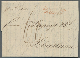 Br Cuba: 1832, Folded Letter With French (printed) And German (handwritten) Text From Havana To Schiedam (Holland), With - Altri & Non Classificati