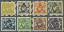 ** Liechtenstein: 1921, Freimarken: Landeswappen, Taufrischer Kompletter Postfrischer Luxussatz Gezähnt L 9½,  (S - Lettres & Documents