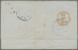 Br Dänisch-Westindien - Vorphilatelie: 1849 Folded Cover From St. Thomas To Hamburg, Germany Via England 'pr. Steamer',  - Danimarca (Antille)