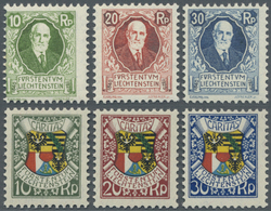 ** Liechtenstein: 1925 - 1927: 85. Und 87. Geburtstag Von Fürst Johann II., 2 Tadellos Postfrische Serien (S.B.K. - Storia Postale