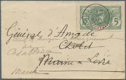 Br Dahomey: 1907. Envelope Addressed To 'General D'Amade, Commandant, French Corps Expeditionaire Du Maroc' Bearing Fren - Autres & Non Classés