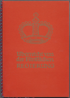 **/*/O/ Liechtenstein: 1955, Freimarken Fürstenpaar, Der Viererblocksatz Jeweils Ungebraucht (je 2 Marken Postfrisch) - Lettres & Documents