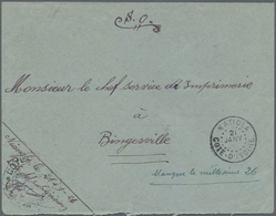 Br Elfenbeinküste: 1926. Stampless Official Envelope Addressed To Bingerville Endorsed 'S.O.' Cancelled By Katiola/Cote  - Côte D'Ivoire (1960-...)