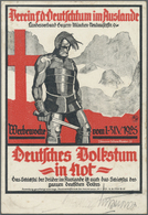 Ansichtskarten: Politik / Politics: DEUTSCHES VOLKSTUM IN NOT, Verein F.d. Deutschtum Im Auslande, W - Personaggi