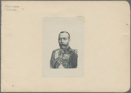 Br Falklandinseln: 1933. Die Proof From The De La Rue Sample Book, Portrait Of King George V For The Falkland "Centenary - Falkland