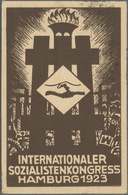 Ansichtskarten: Politik / Politics: SOZIALISMUS, "INTERNATIONALER SOZIALISTENKONGRESS HAMBURG 1923", - People