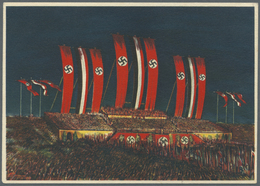 Ansichtskarten: Propaganda: 1933, "Der Tag Der Nationalen Arbeit" Berlin-Tempelhoferfeld 1. Mai 1933 - Partis Politiques & élections