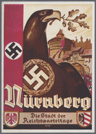 Ansichtskarten: Propaganda: 1934, "REICHSPARTEITAG NÜRNBERG", Farbige Propagandakarte Mit Abbildung - Political Parties & Elections