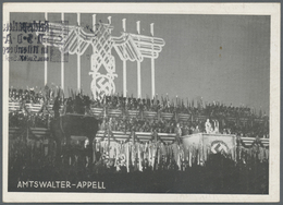 Ansichtskarten: Propaganda: 1934, "Amtswalter-Appell" Auf Dem Reichsparteitag, Tribüne Im Hintergrun - Partiti Politici & Elezioni