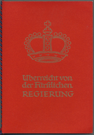 * Liechtenstein: 1946, Seltenes Geschenkheft Der Fürstlichen Regierung " Zur Erinnerung An Den Besuch Des Verein - Covers & Documents