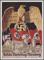 Ansichtskarten: Propaganda: 1935, REICHSPARTEITAG NÜRNBERG , Farbige Propagandakarte Mit Abbildung " - Partis Politiques & élections