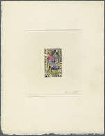 (*) Fezzan: 1951, Charity Issue, Both Values As Epreuve D'artiste, Multi-coloured Design, With Signatures Cottet Resp. M - Storia Postale