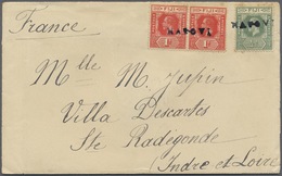 Br Fiji-Inseln: 1916. Envelope Addressed To France Bearing SG 126, 1/2 D Green And SG 127, 1d Carmine (2) Tied By 'Natov - Fiji (...-1970)