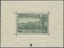 ** Luxemburg: 1923, 10 Fr. Als Block Zur Geburt Der Prinzessin Elisabeth, Postfrischer Block In Zähnungstype II M - Other & Unclassified