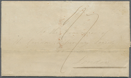Br Französisch-Polynesien: Marquesas Islands: 1836, Folded Letter From Tahuata (dated Vaitahu 25th.Feb.36) With English  - Storia Postale