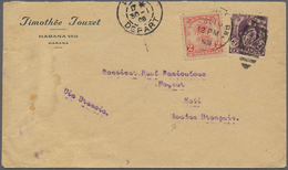 Br Französisch-Sudan: 1908. Envelope (flap Partly Missing, Stains) Addressed To Kati, Soudan Français Bearing United Sta - Storia Postale