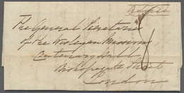 Br Goldküste: 1842. Stampless Envelope Written By 'The Rev. Thomas Birch Freeman' From Cape Coast Dated '18th April 1842 - Costa D'Oro (...-1957)